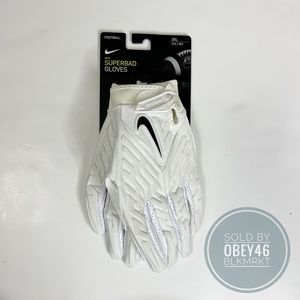 Nike Superbad 6.0 Football Gloves Virginia Cavaliers  Team Issued DX5310-112 3XL